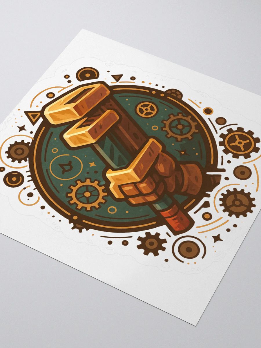 The Wrench Kiss Cut Sticker | Create Mod Art Decal | Automaton's Workshop product image (11)