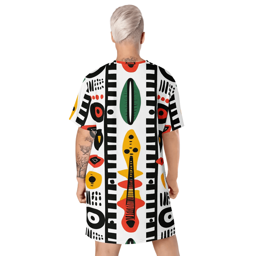 Afrobeat Harmony T-Shirt Dress product image (8)
