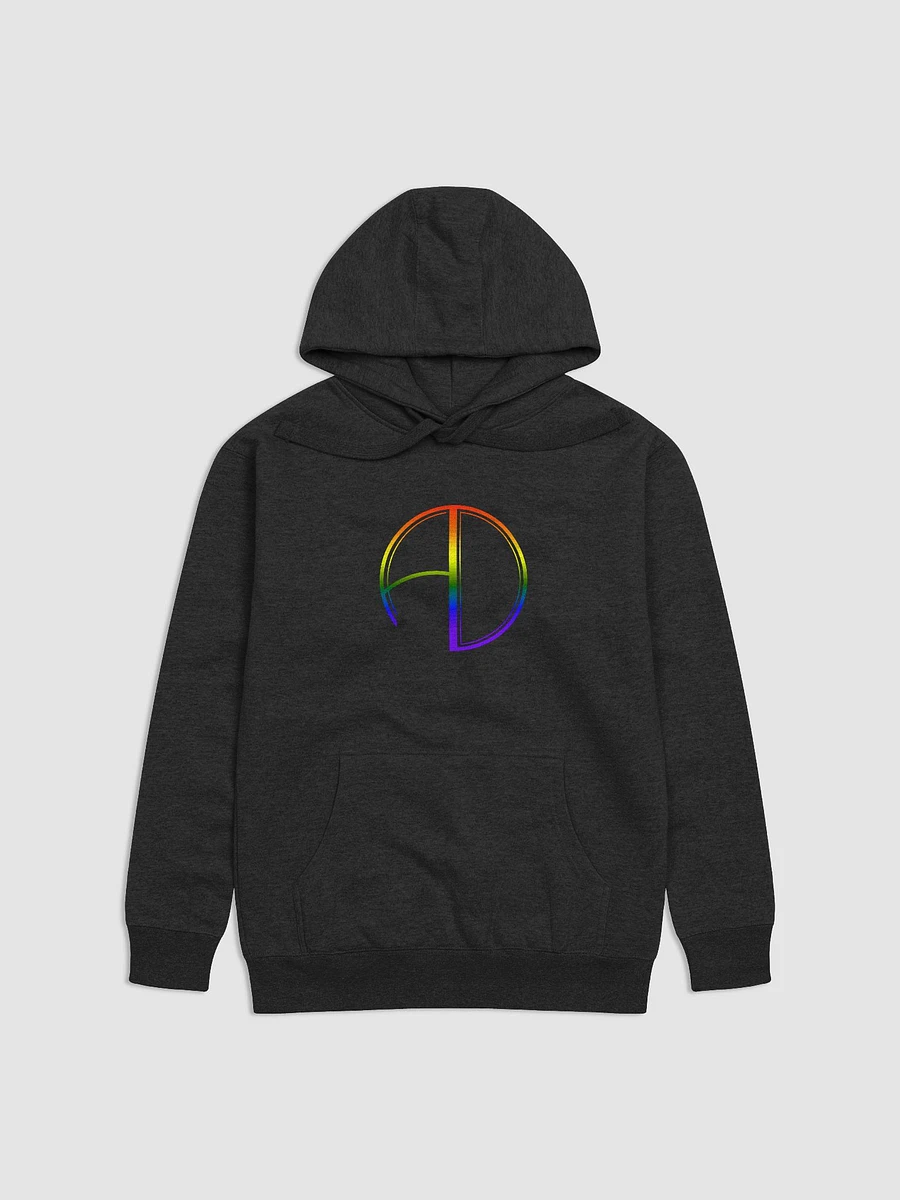 Printed Rainbow Logo Pullover Hoodie | No Name (Unisex) product image (2)