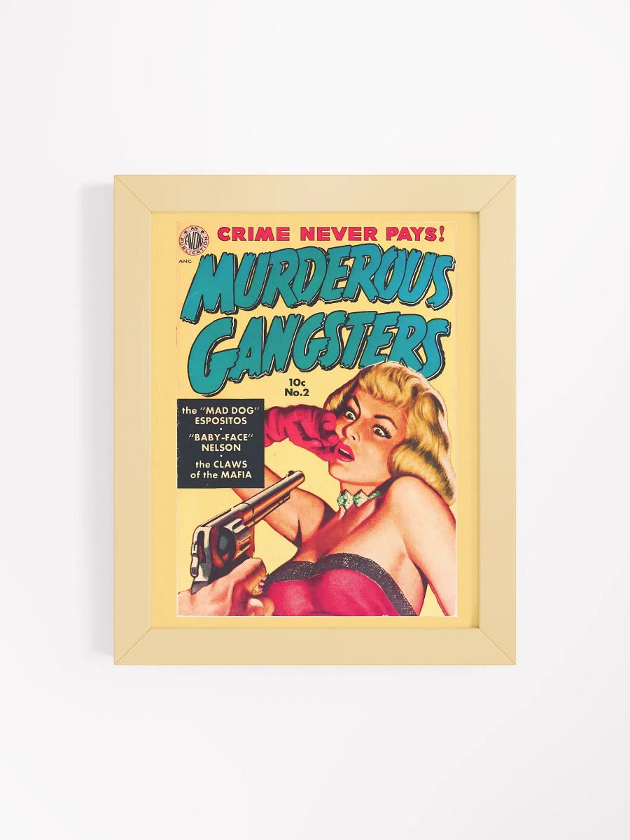 Dramatic Gangster Comic Book Poster product image (74)