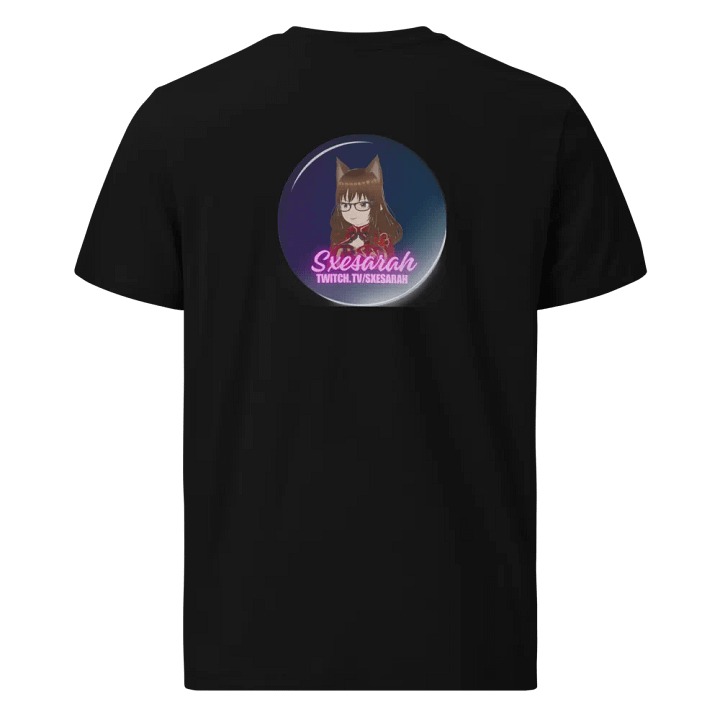 I should be doing stuff... cat shirt with logo on back. product image (2)