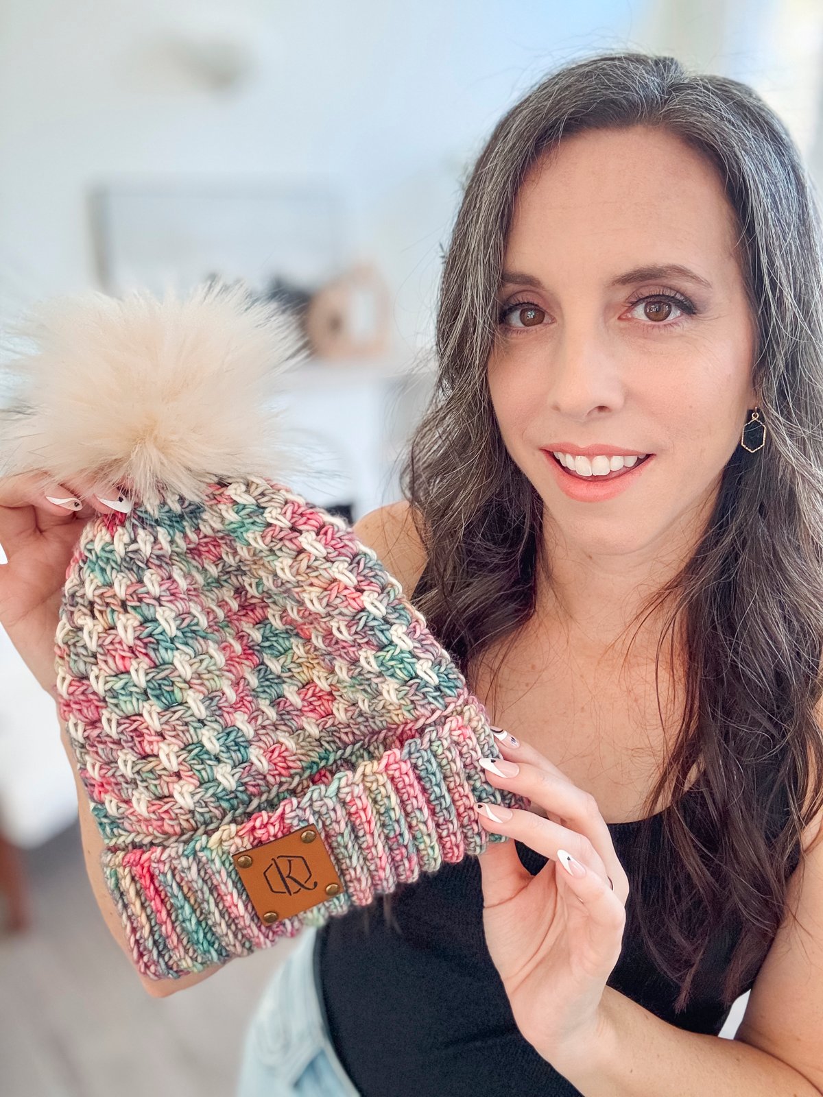 Block Stitch Crochet Hat Pattern, 7 Sizes + Video Tutorial product image (5)