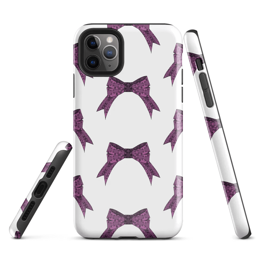 Starry Purple Bows iPhone® Tough Case product image (3)