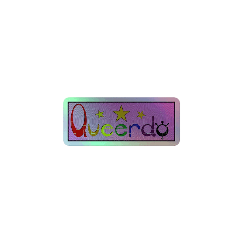 Queerdo Holo Sticker