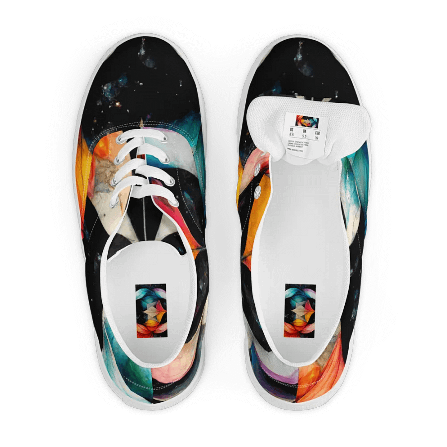 women's starry leaf symphony canvas shoes product image (6)