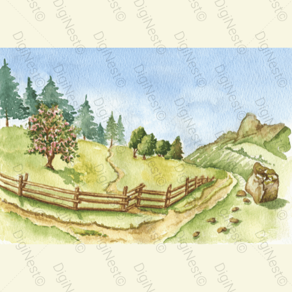 Farm and Countryside Watercolour Art product image (4)