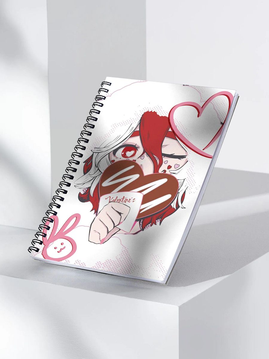 Valentine Spiral notebook product image (3)