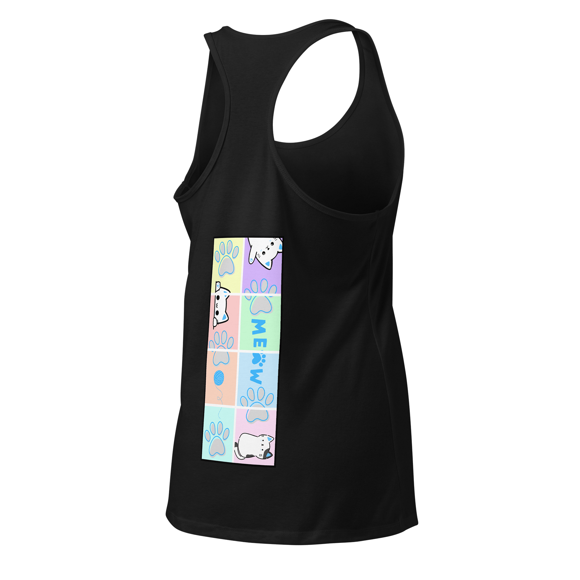 Frenchkittie Meow Madness Racerback Tank product image (4)