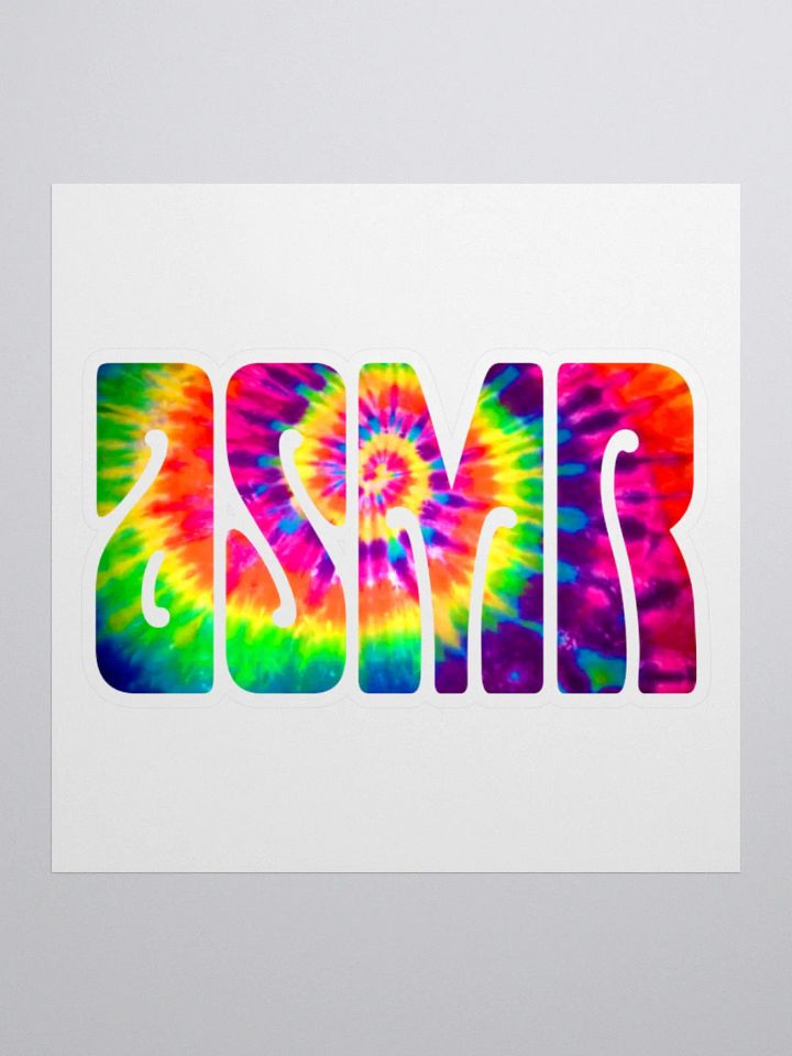 ASMR Tie Dye / Sticker product image (1)