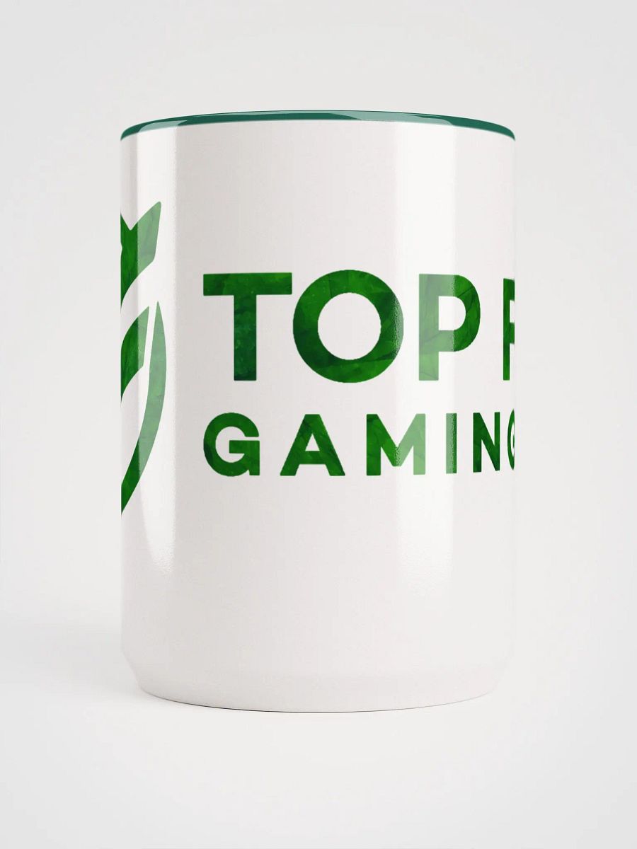 TopFrag™ Green Ceramic Mug with Color Inside product image (2)