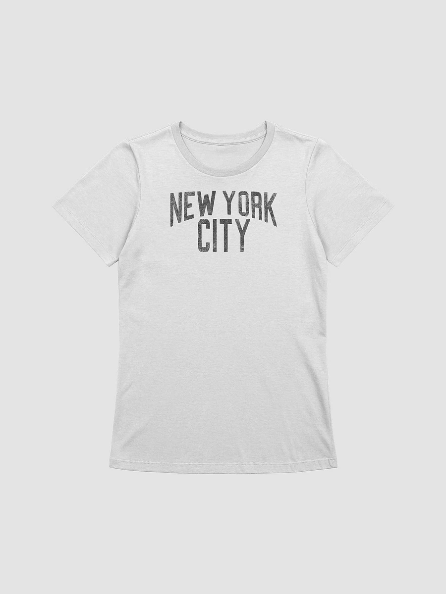 New York City Women's Relaxed Fit Tee (Black text) product image (55)