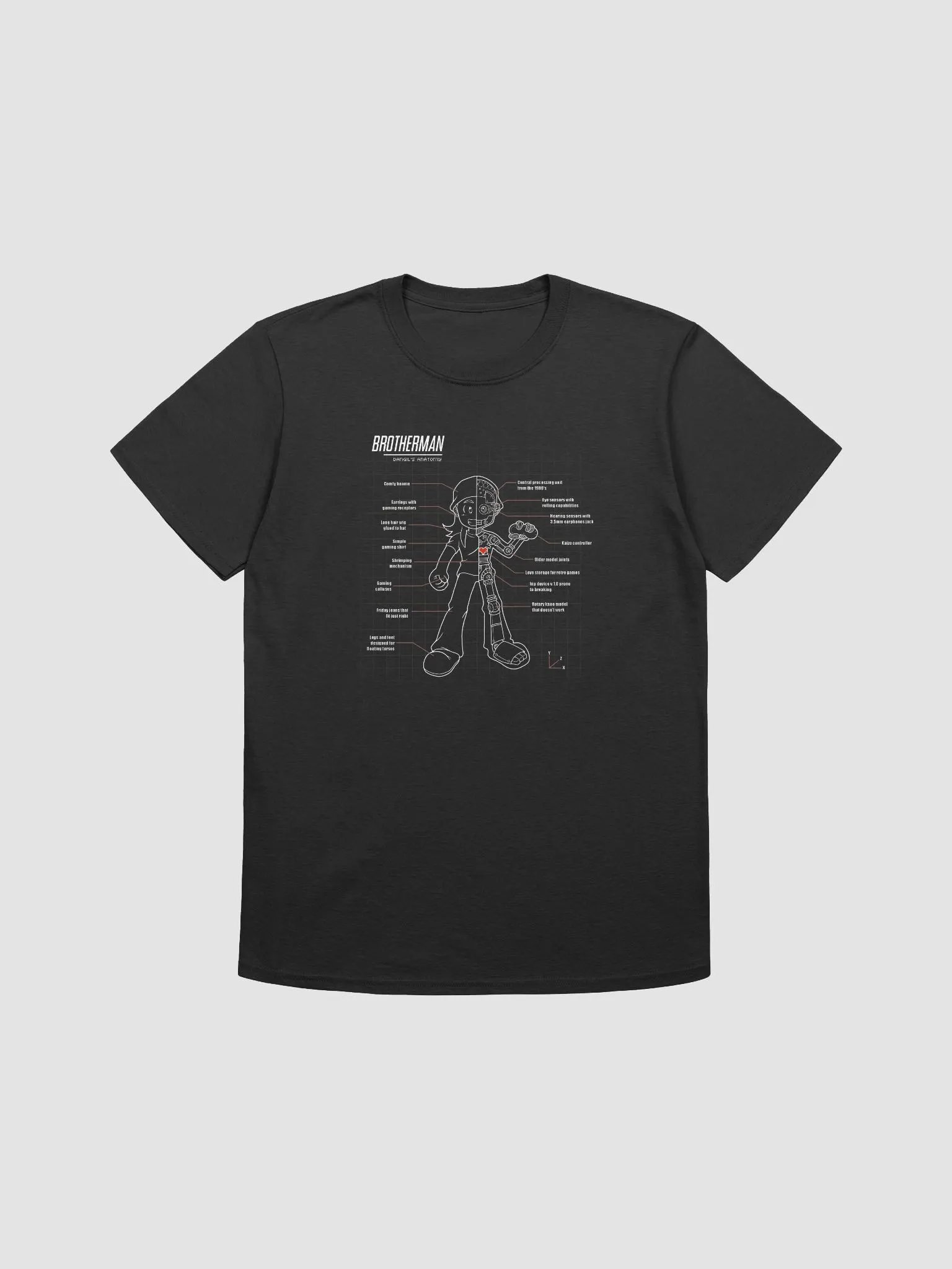 Anatomy of a Brotherman (T-Shirt) product image (1)