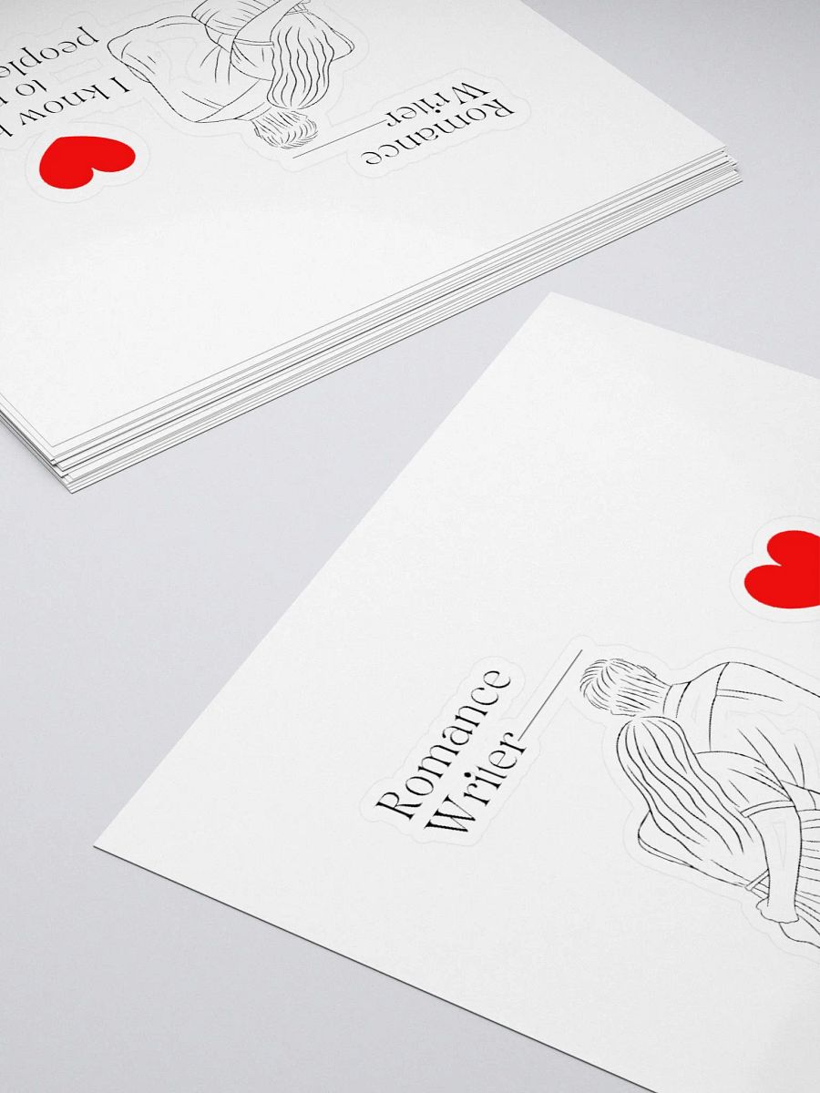 Romance Writer Sticker - I know how to make people fall in love. product image (10)
