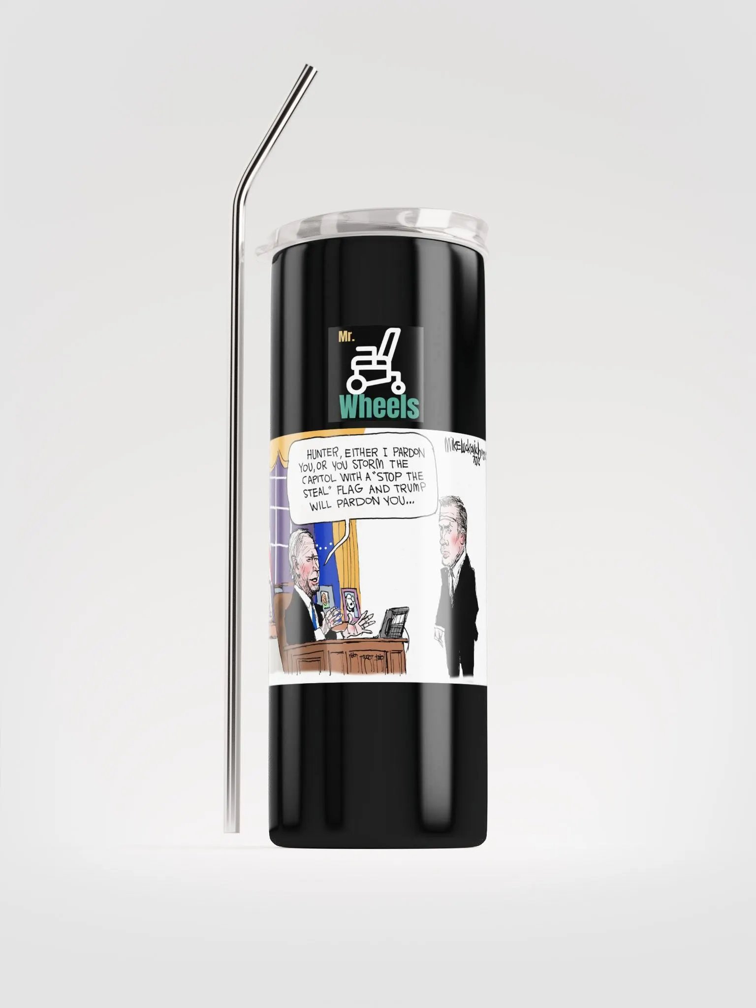 Political Cartoon Stainless Steel Tumbler product image (1)