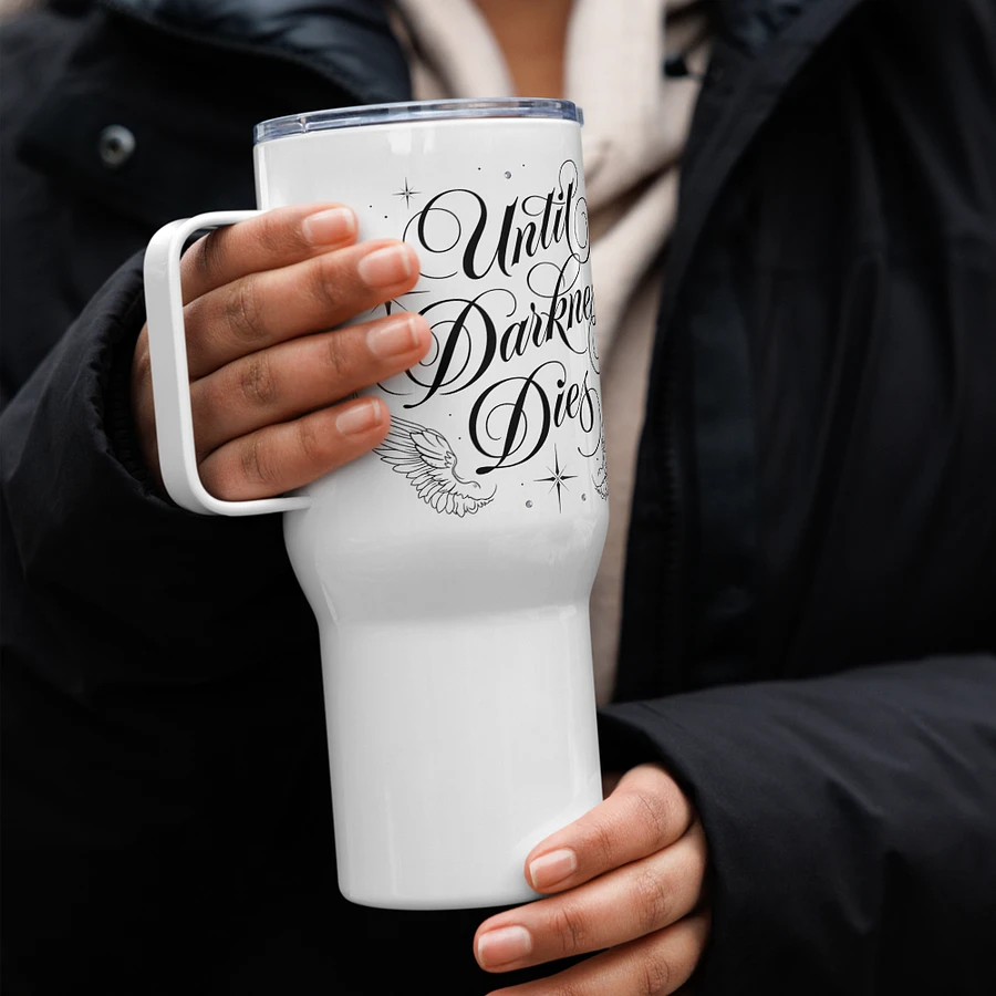 Until Darkness Dies (wings design) Travel Mug product image (13)