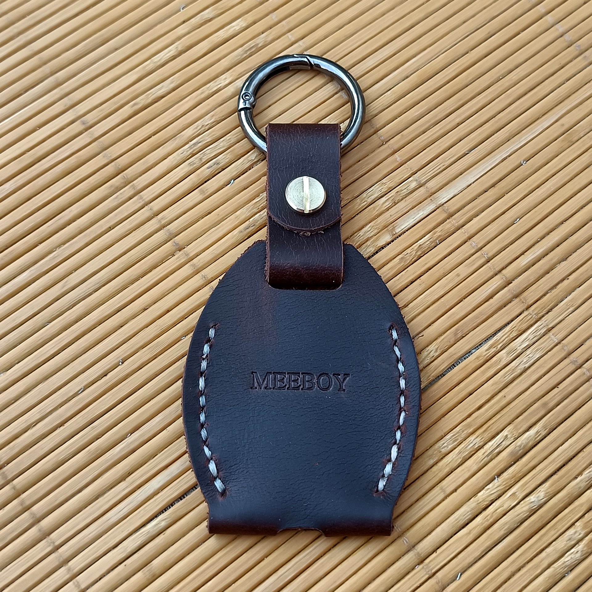 MEEBOY Handmade Keychain Leather Protective Key Holder,broken car key sleeve product image (8)