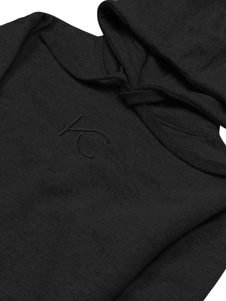 Embroidered Black on black KC hoodie product image (3)