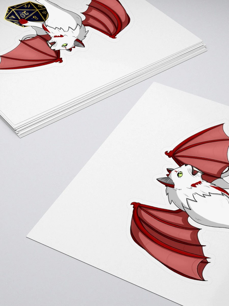 Crimson D20 Kiss Cut Stickers product image (11)