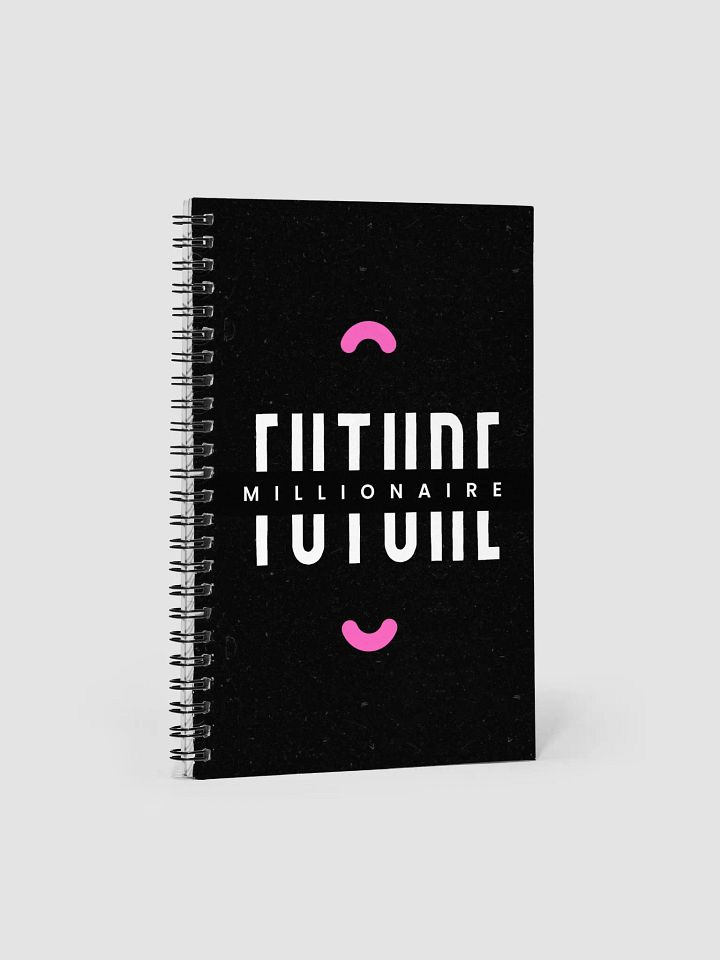 Future Millionaire Motivational Spiral Notebook product image (1)