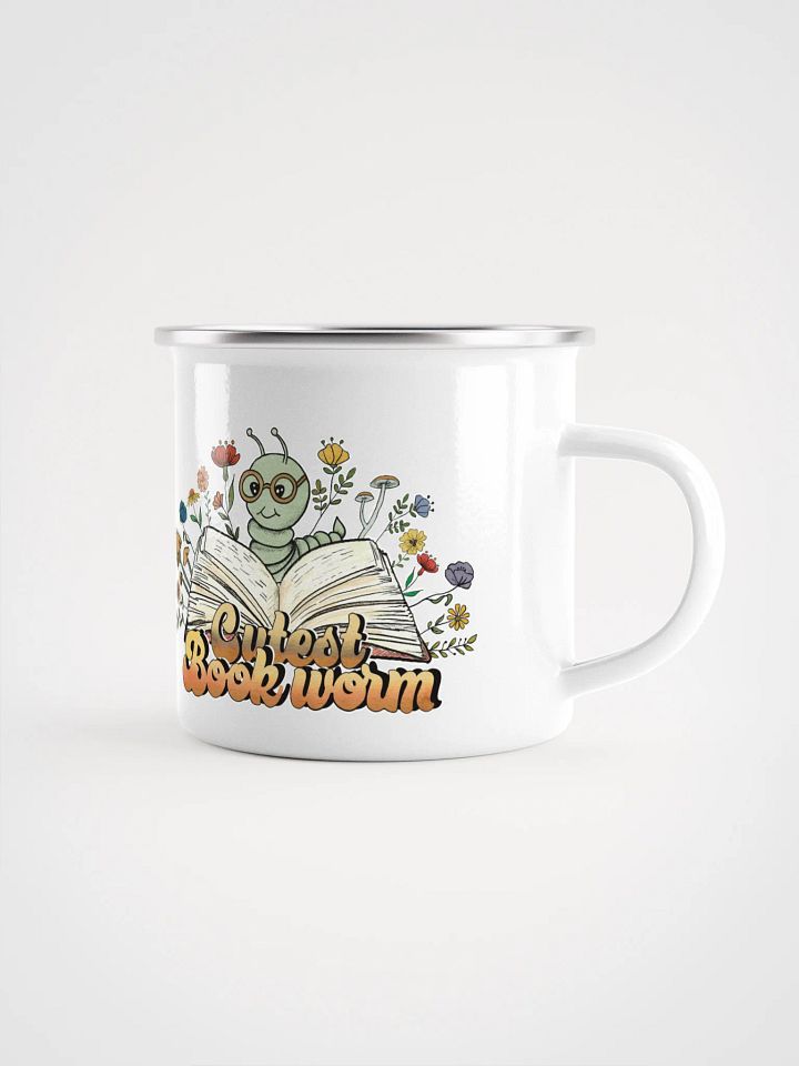 Enamel Camping Mug for Book Lovers product image (2)