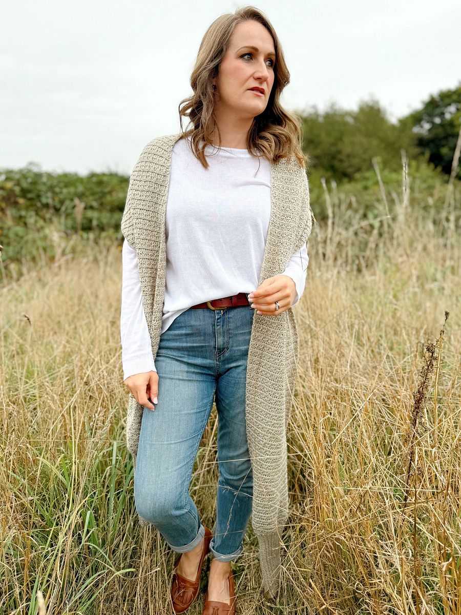 Eleanor Crochet Sweater Scarf Pattern for Adults product image (3)