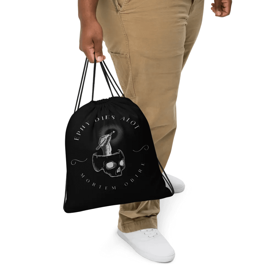 The Heritage Collection Grayscale Drawstring Bag product image (5)