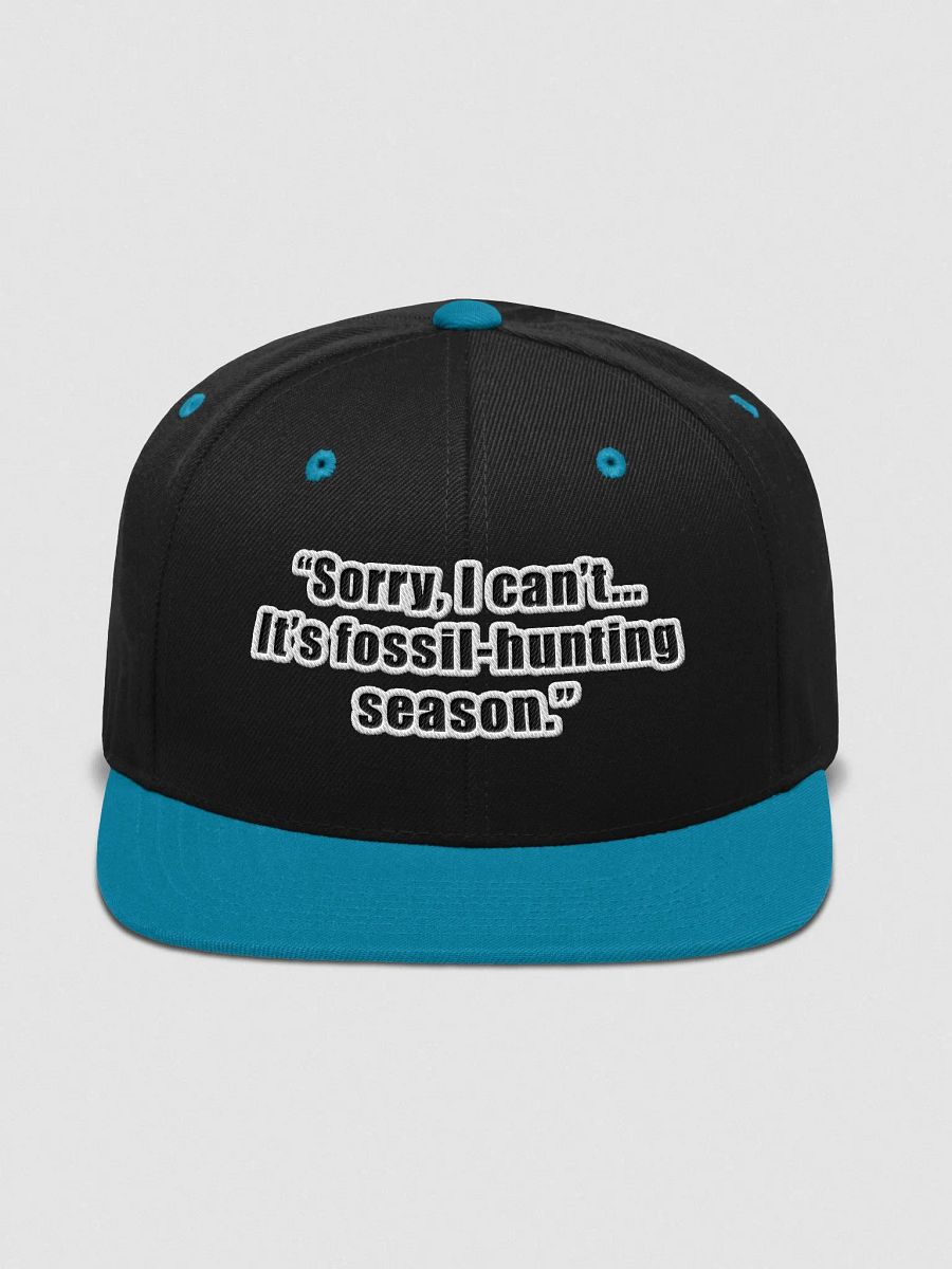 Fossil Hunting Season Snapback Cap product image (1)