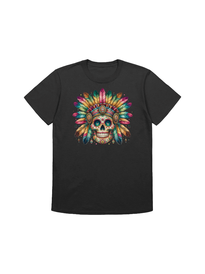 Sugar Skull Art - Feathers & Bones T-Shirt product image (6)