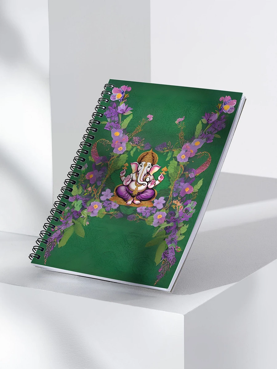 Green Ganesha Spiral Notebook product image (3)