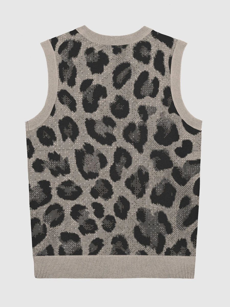 Leopard Luxe V-Neck Vest product image (3)