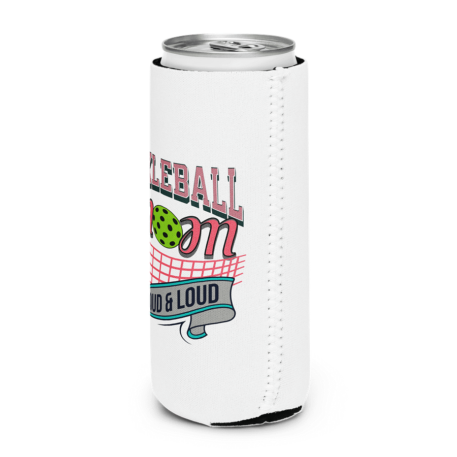 Pickleball Mom Proud And Loud Can Cooler product image (2)