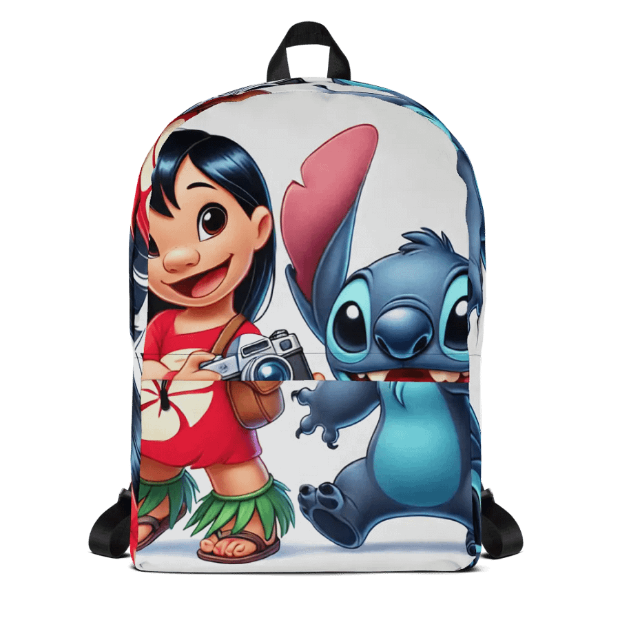 Lilo and Stitch All-Over Print Backpack 2 zipper product image (1)