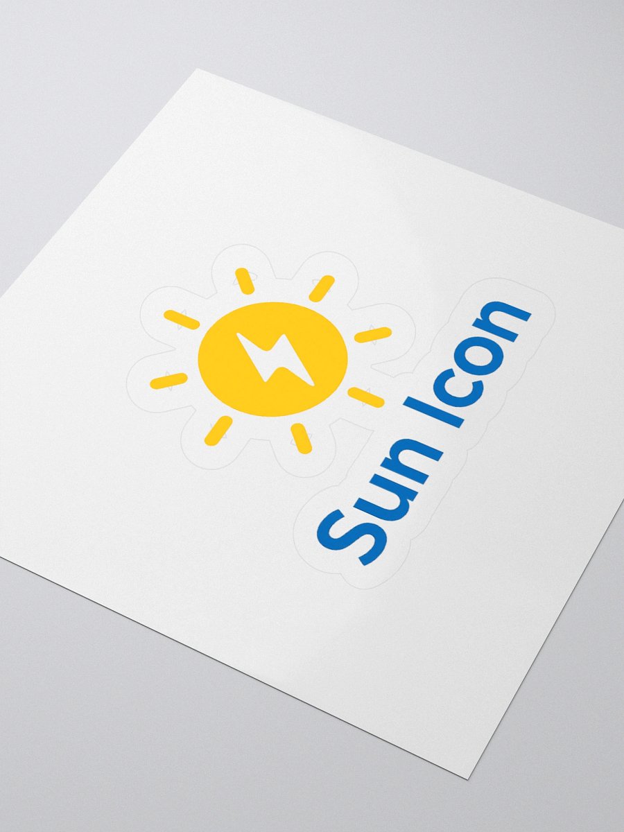 Bolt of Sunshine Kiss Cut Stickers product image (8)