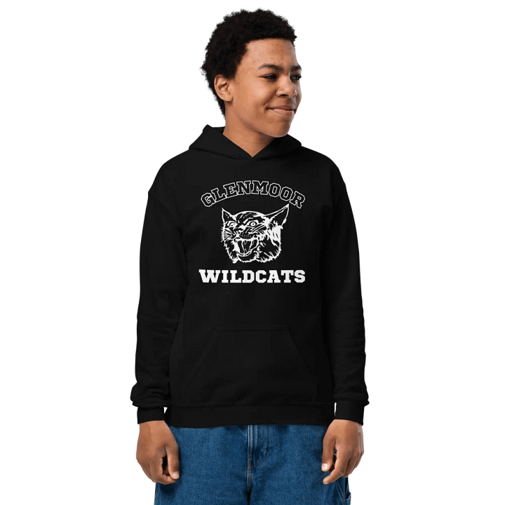 Black | Youth Heavy Blend Hoodie product image (1)