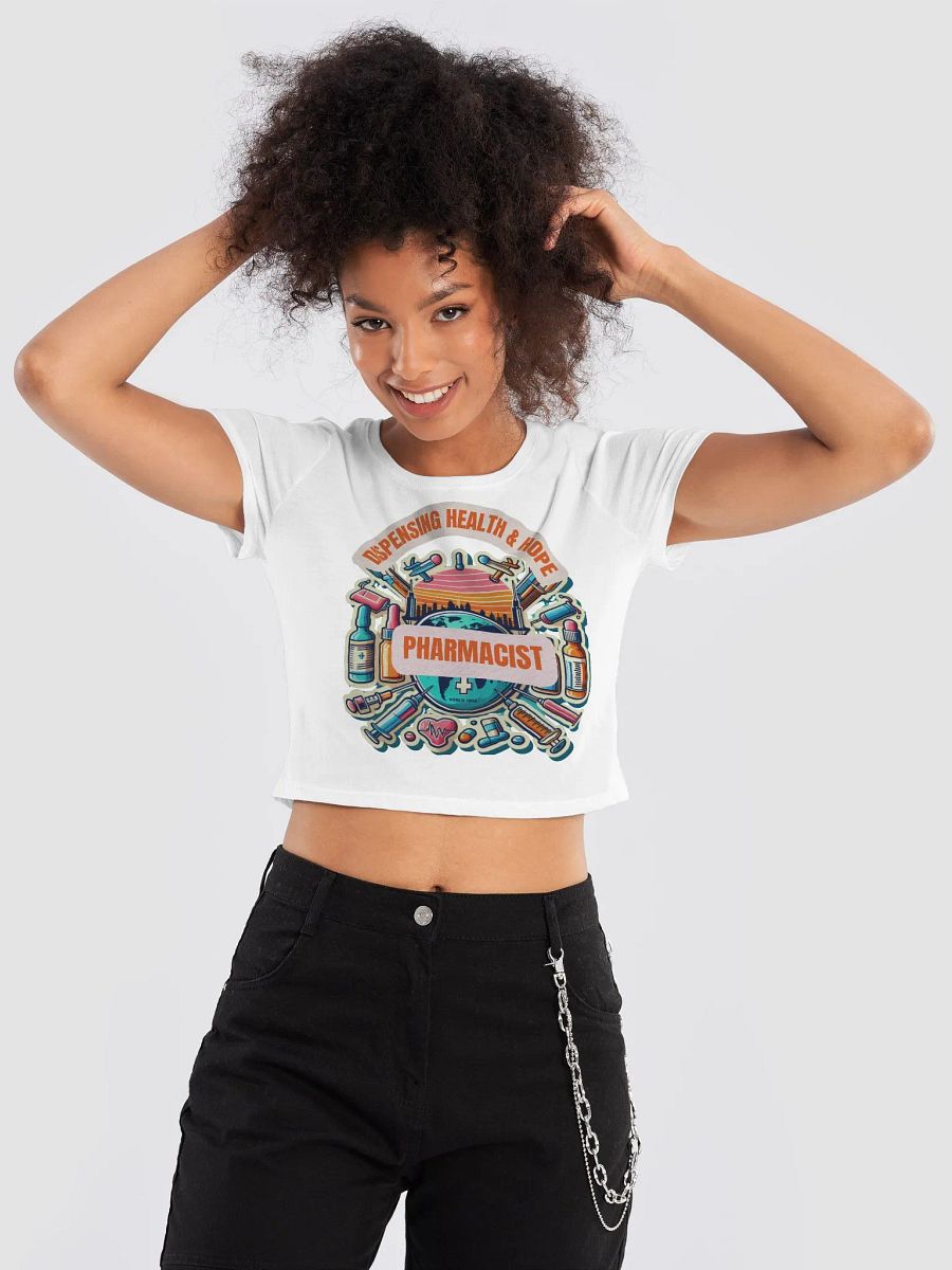 DISPENSING HEALTH AND HOPE crop top, PHARMACIST crop top product image (27)
