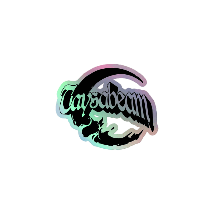Holographic Kiss-Cut Lettering Sticker Set product image (1)