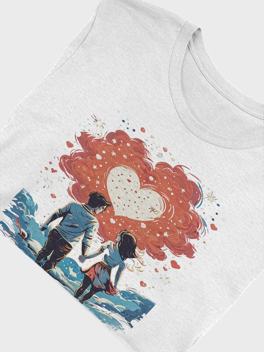 Better Together Bella Canvas 3001 T-Shirt - Stylish & Romantic Couples Tee with Cute Cartoon Design