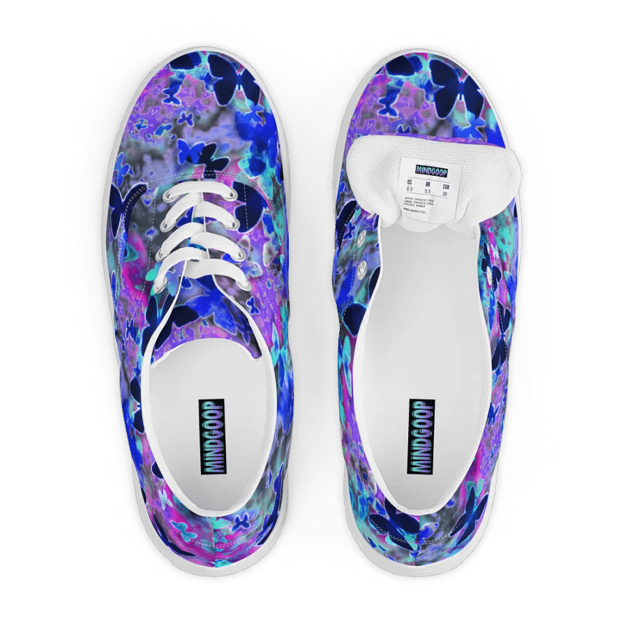 butterfly nebula lace up canvas shoes (womens) product image (8)