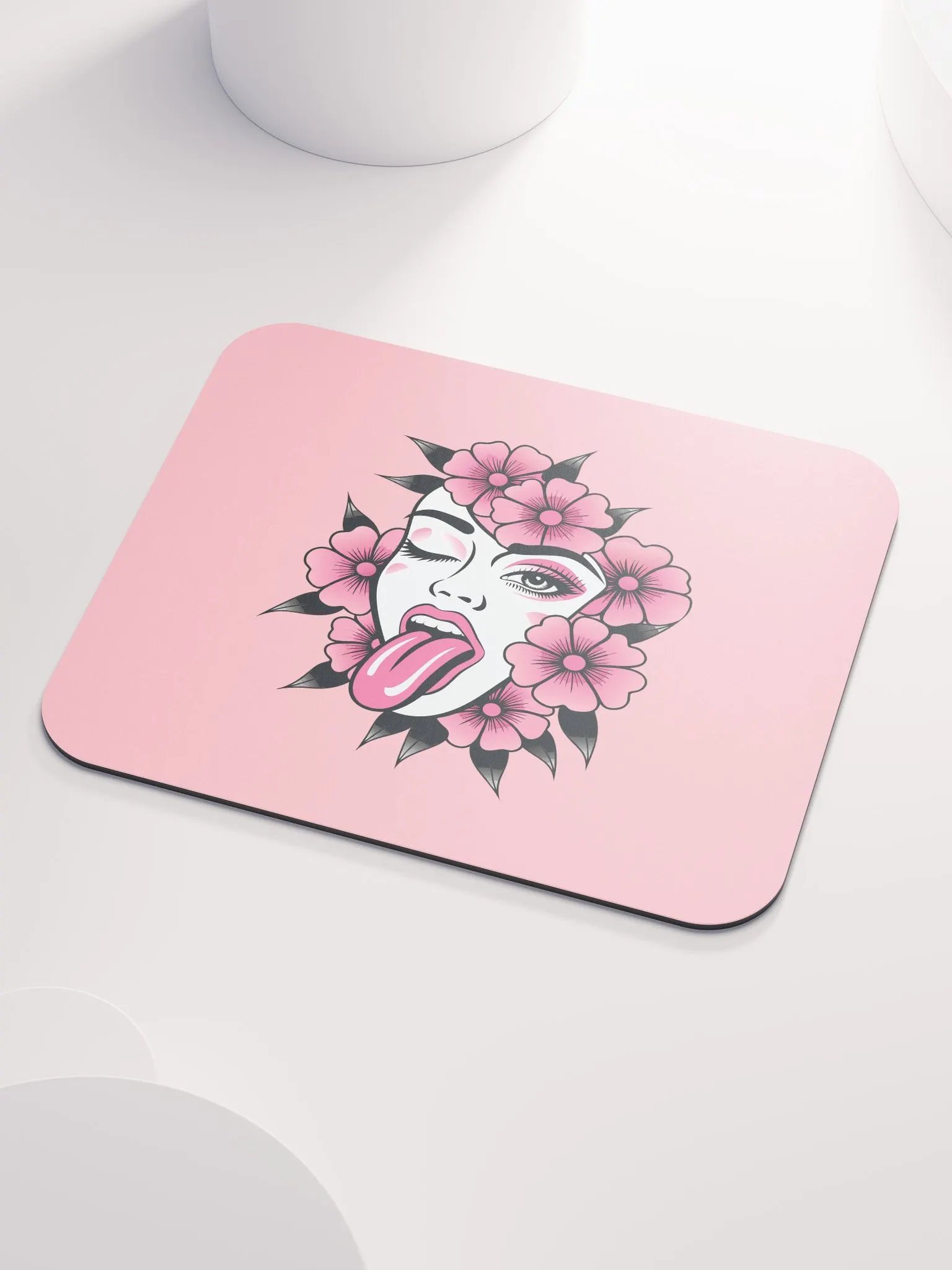 Floral Wink Mouse Pad product image (3)