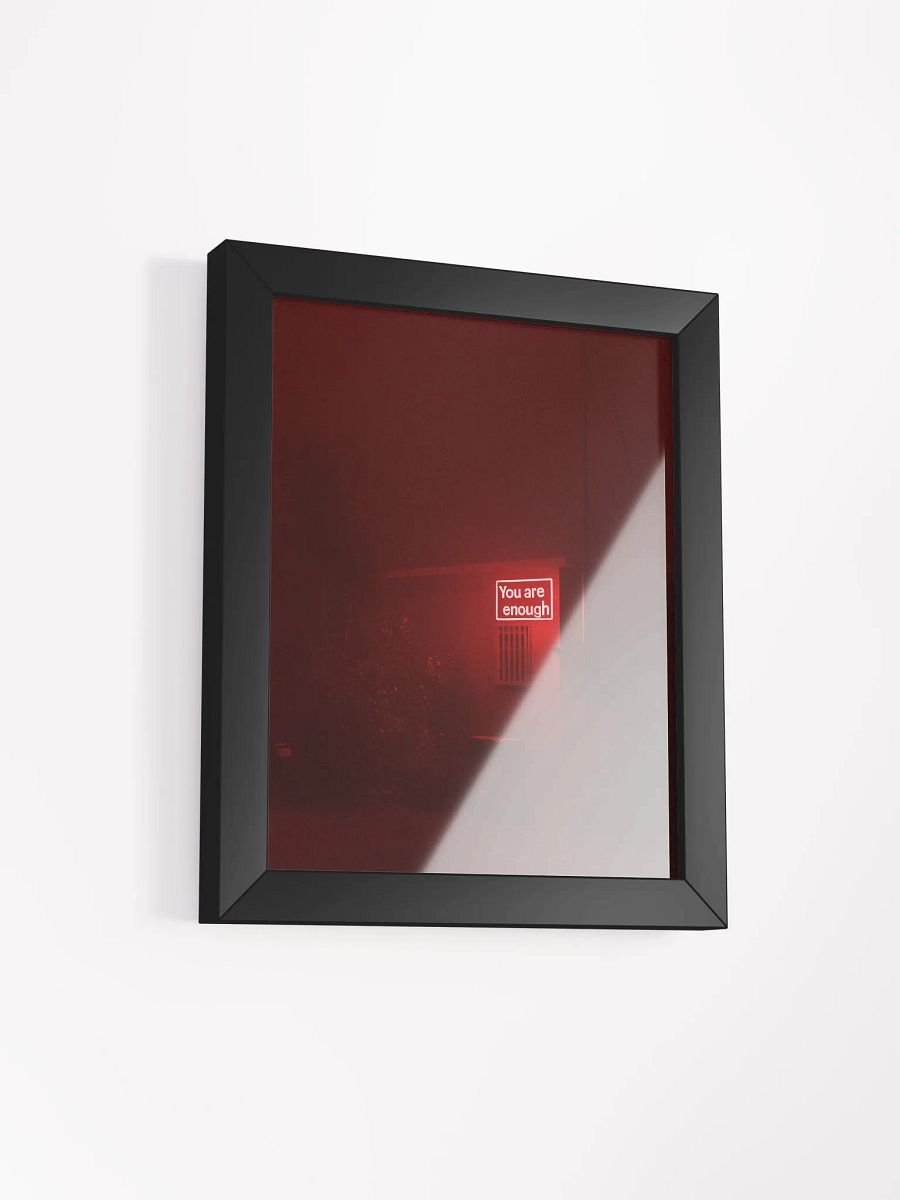 "You are enough" Framed Poster product image (24)