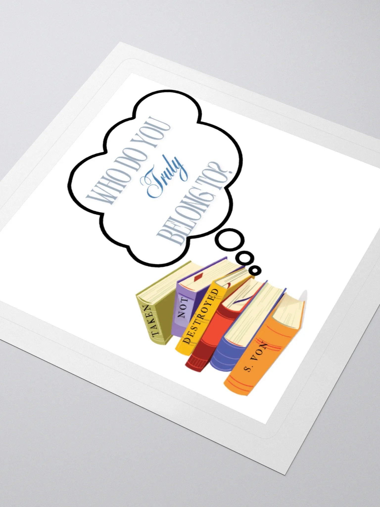 Who do you truly belong to Sticker product image (9)