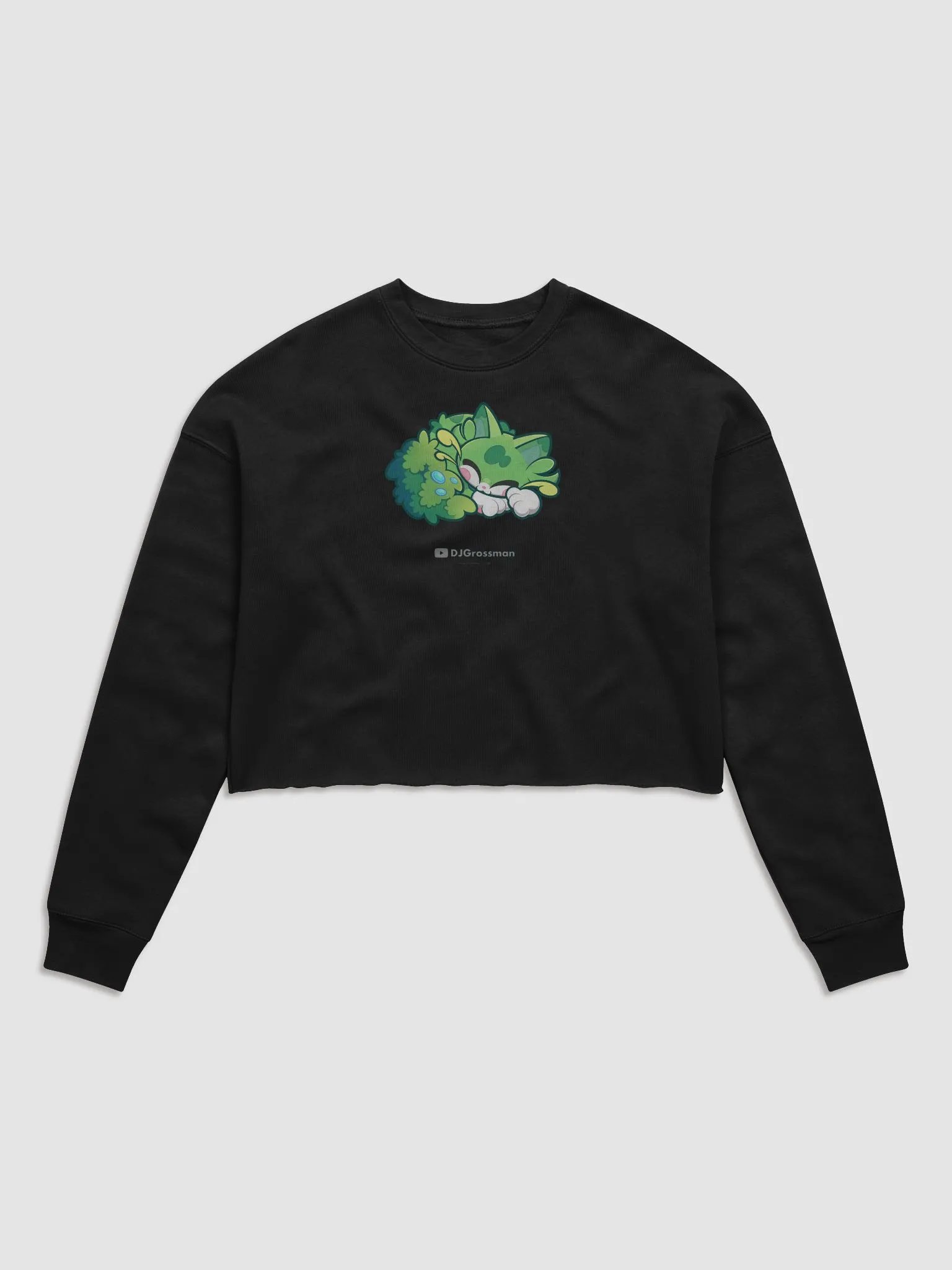 Sleeping Chloe • Women's Fleece Crop Sweatshirt product image (1)