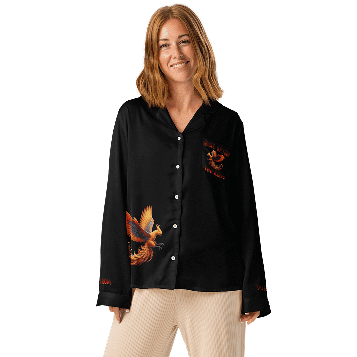 Mythical Phoenix All-Over Print Women's Pajama Top product image (1)