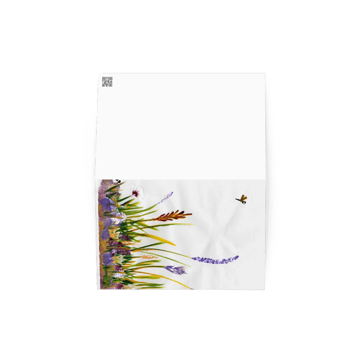 Cloudy Sky Wildflowers - Greeting Card product image (2)