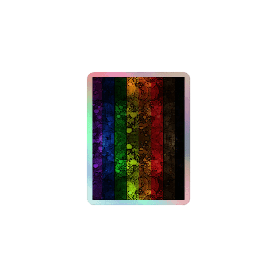 Philadelphia Pride Flag Sticker (Textured Variation) product image (1)