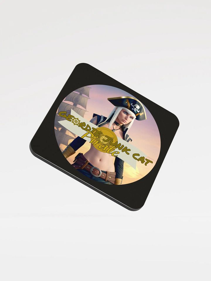 Pirate FOUR Drink Coaster (3.74″x 3.74″, US and EU SHIPPING) product image (1)