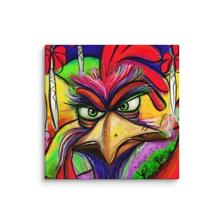 Intense Rooster Canvas Art product image (1)
