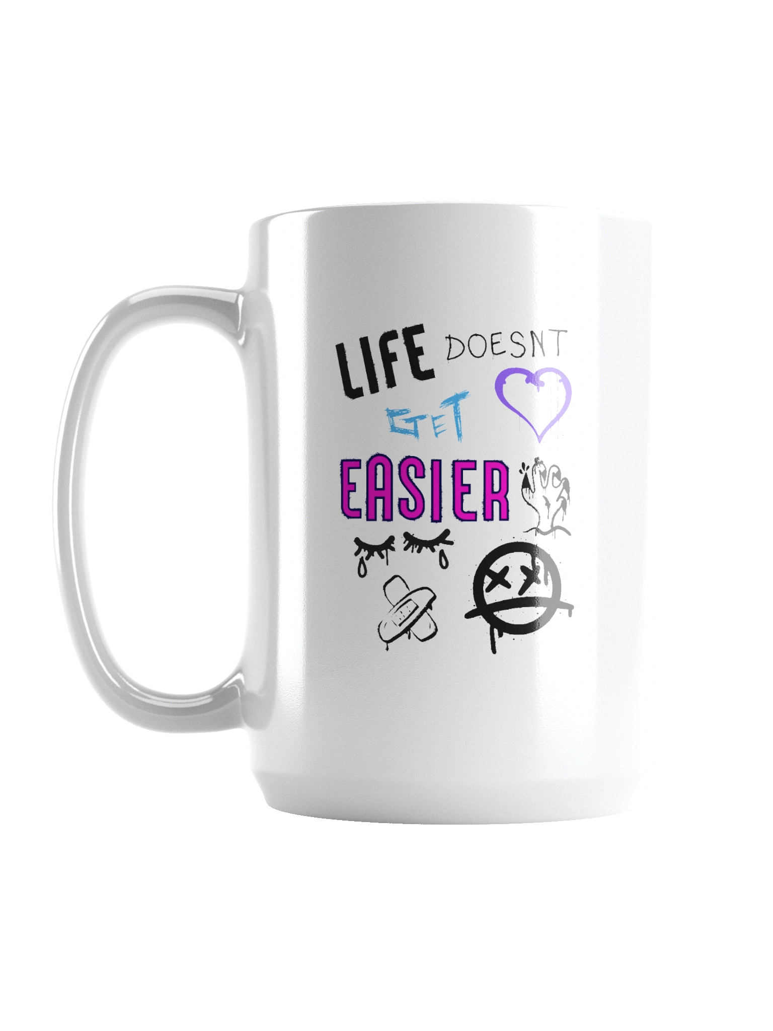 Distorted Vision White Mug product image (1)