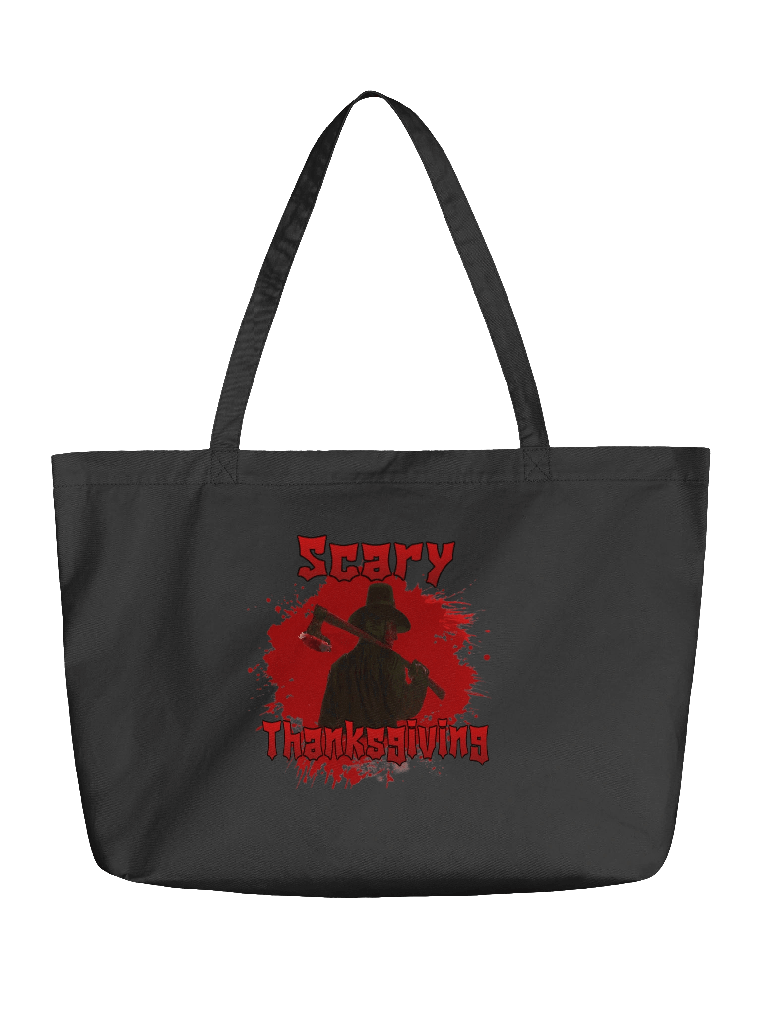 Horror-Themed Scary Thanksgiving Tote Bag product image (1)