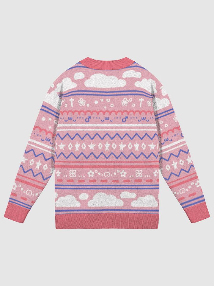 Cloudy Christmas Cardigan - Pink product image (7)